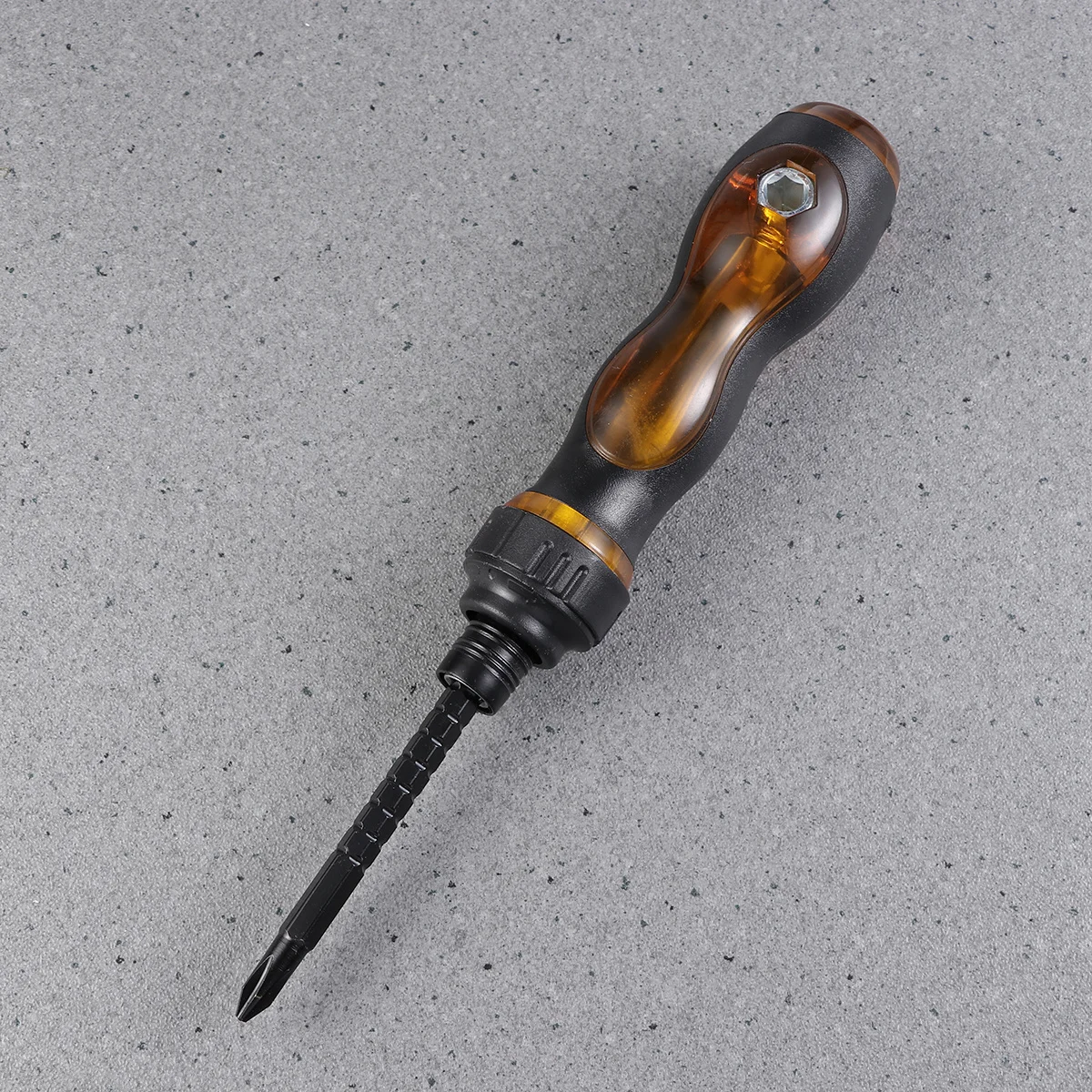 

Multi Function Magnetic Telescopic Ratchet Screwdriver 2-in-1 Cross Head Flat Head Manual Tool for Professional Repair