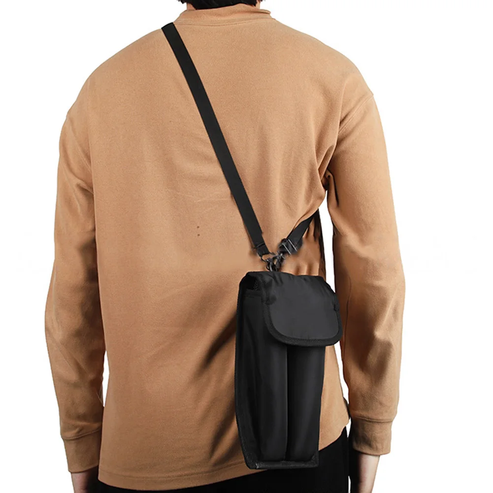 Microphone Pouch With Shoulder Strap For Easy Transport Dustproof Storage Solution For Vocalists And Audio Engineers 29x14x2cm