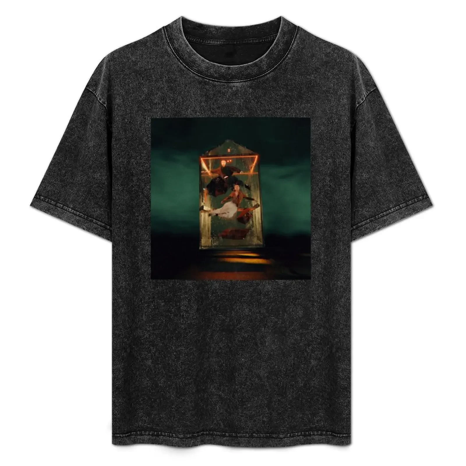 

Flay on the box Sad Night Dynamite T-Shirt Basic Solid Color Short Sleeve Cotton Top