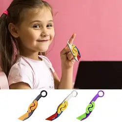 Foldable Claw Knife Sensory Toy 3D Printed Gravity Fidget Toy Children Finger Exercise Toy Entertainment Funny Relaxing Toy