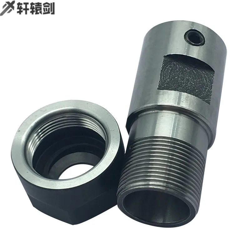 2PCS ER20 8MM 10MM 12MM 14MM 16MM Collet Chuck Motor Shaft Extension Rod Spindle Collet Lathe Tools Holder Milling Boring