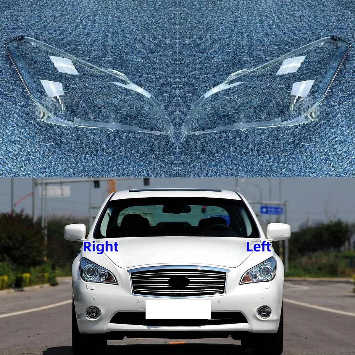 

Для Infiniti M серии M25 M35 M37 2011 2012, крышка фары, прозрачный корпус лампы, плексиглас, замена оригинального абажура