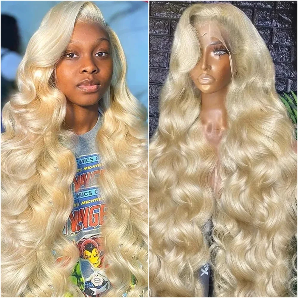 

Парик из натуральных волос 13x6 Body Wave Honey Blonde HD Lace Frontal, предварительно прорезанный, 30-40 дюймов, 613, прозрачный, 13x4 Lace Front, для женщин
