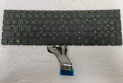 Green US Backlit keyboard for HP 15-DA 15-DR 15-DK 15-DB 15-DX 15-CX 250 G7 255 G7 256 G7 17-CA 17-BY TPN-C136 C135 C133