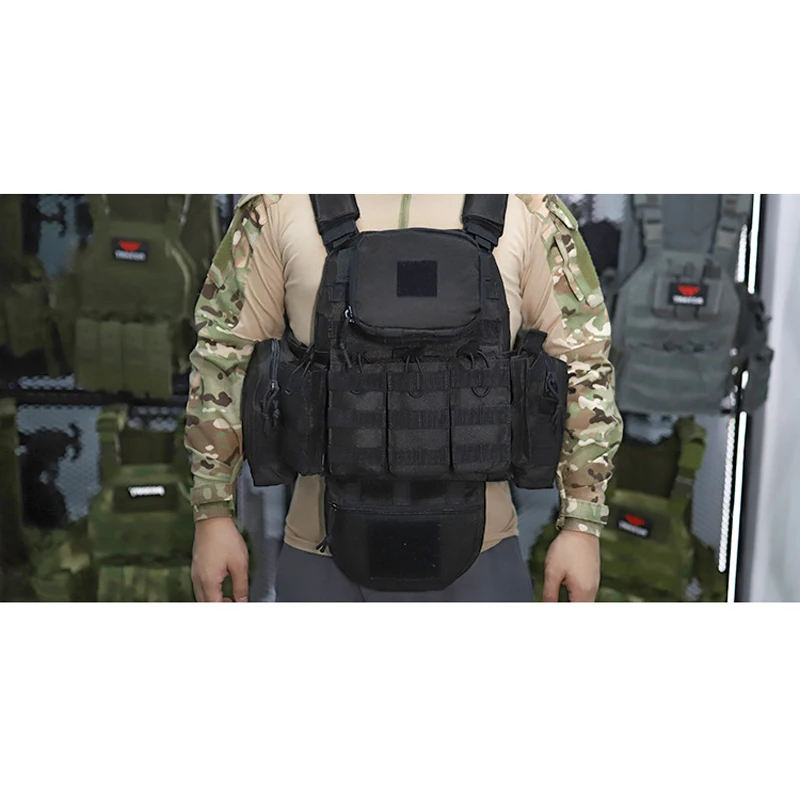 Yakeda-chaleco táctico multifuncional de camuflaje, equipo de entrenamiento para exteriores, novedad