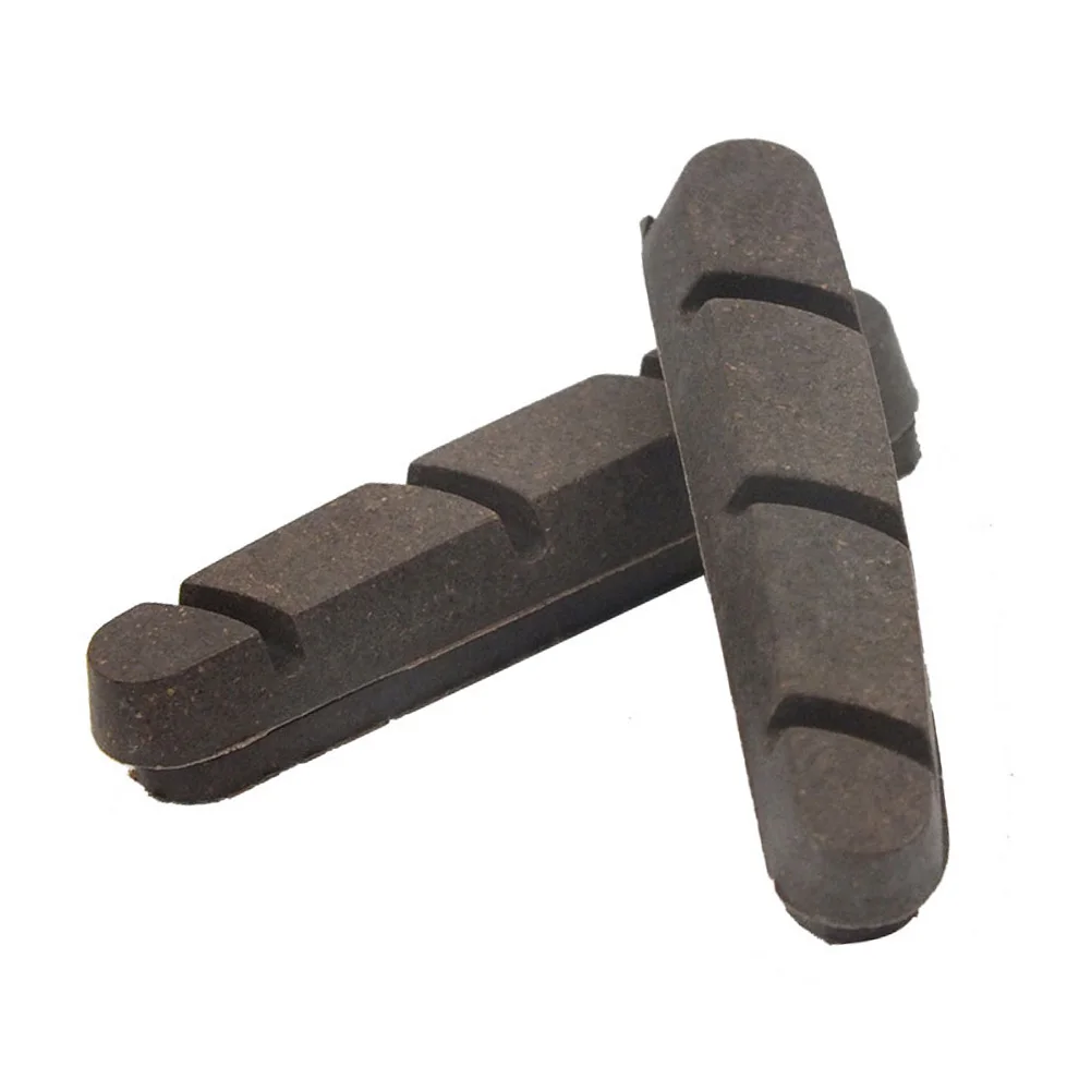 2pcs Road Bike Brake Pads Shoes For Shimano Carbon Fiber Rim Wheel Frame V-Brake Brake Blocks Bicycle Accessories