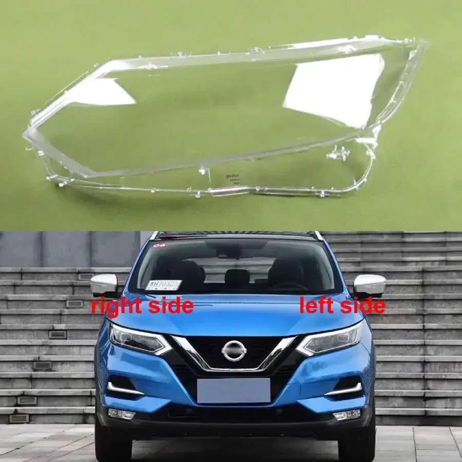 

For Nissan Qashqai 2019 2020 LED Xenon Headlamp Cover Lamps Headlight Shell Lens Plexiglass Replace The Original Lampshade