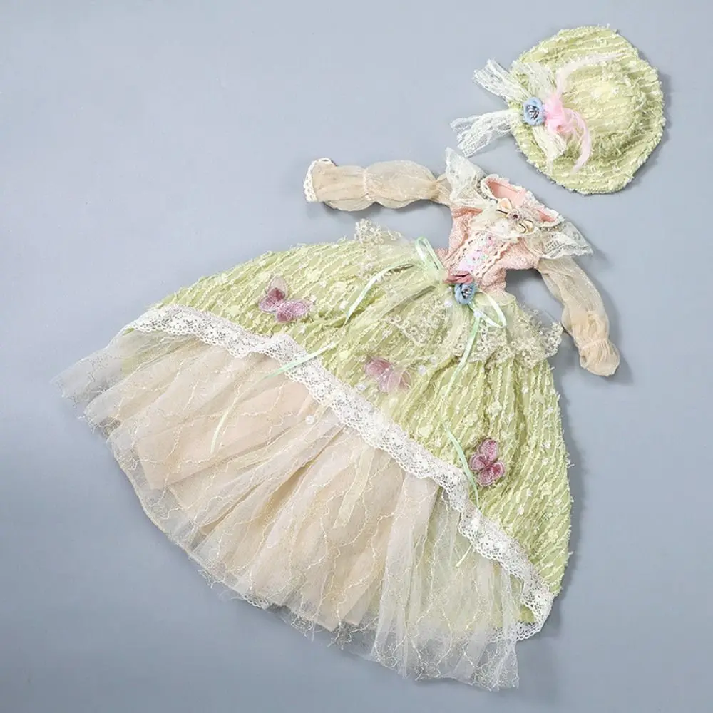 Ropa clásica para muñecas BJD, bonito vestido rococó de 60cm con tirantes de princesa, exquisito vestido de muñeca BJD de 60cm, 1/3