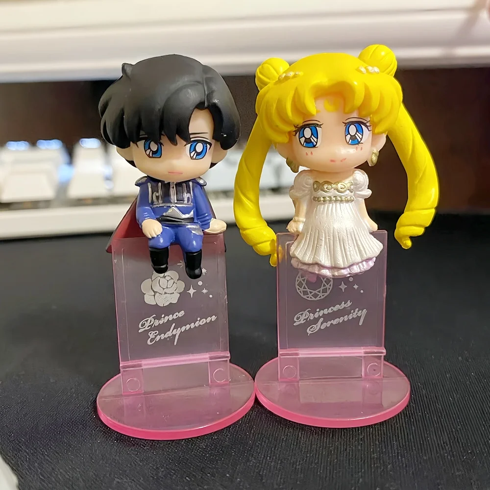 

In Stock Sailor Moon R Night & Day Pvc Figures Toys Serenity Black Lady Small Lady Chiba Mamoru Toy Festival Gifts