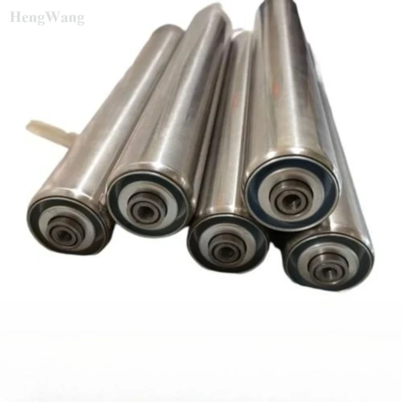 Gravity Conveyor Rollers Dia 25/32/38/50/60mm Length 100-550mm Carbon Steel/Stainless Steel Non-Powered for Roller Conveyor Belt