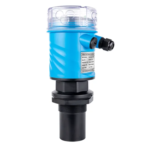 LCD 초음파 수위 센서 무선 거리 0-3m 5m 10m 15m 미터 4-20mA 릴레이 출력 초음파 물탱크 수위계