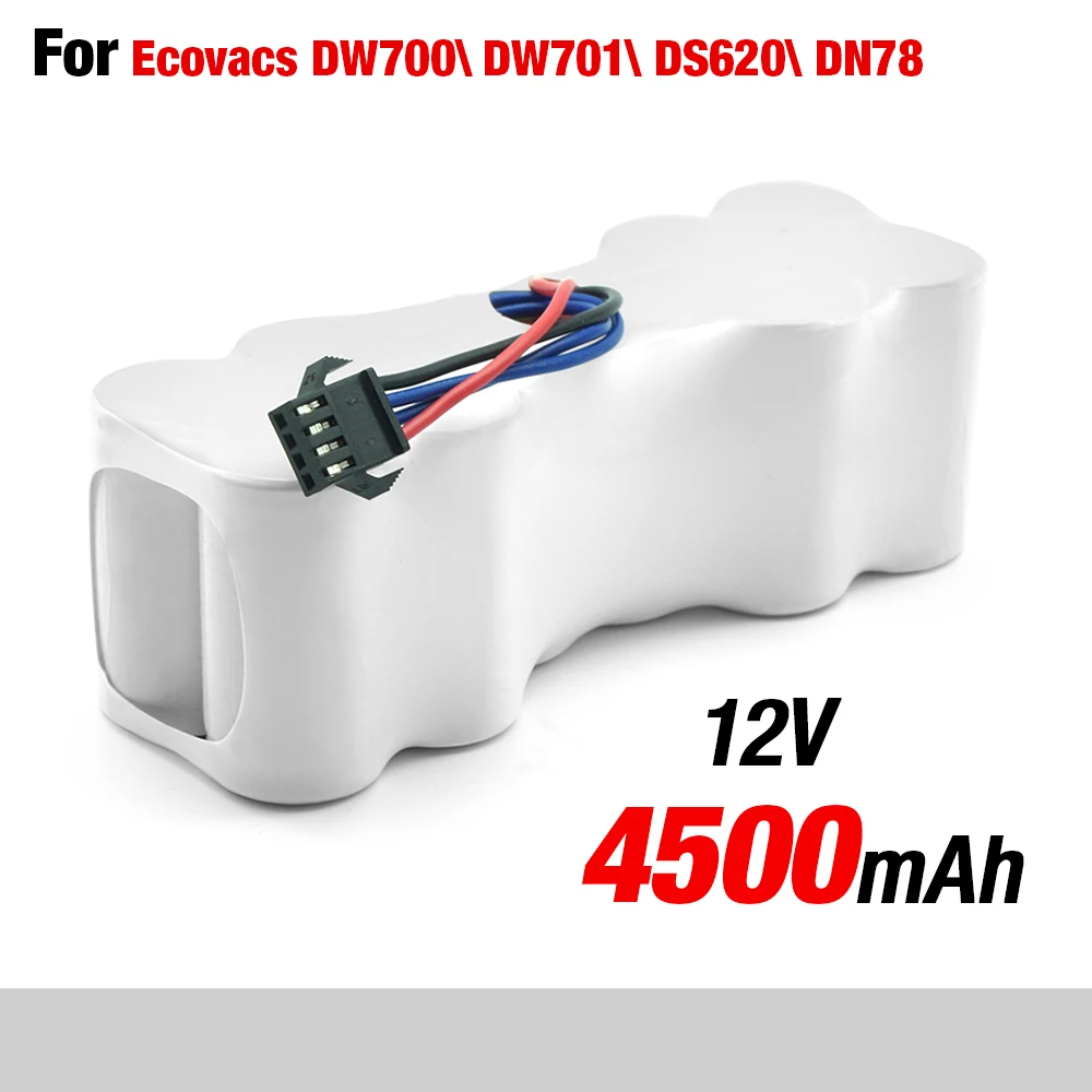 

New 12V 18650 4500mAh Li-Ion Battery Pack For Ecovacs DW700 DW700-WR DW701 DS620 DN78 Sweeper battery Vacuum Cleaner battery