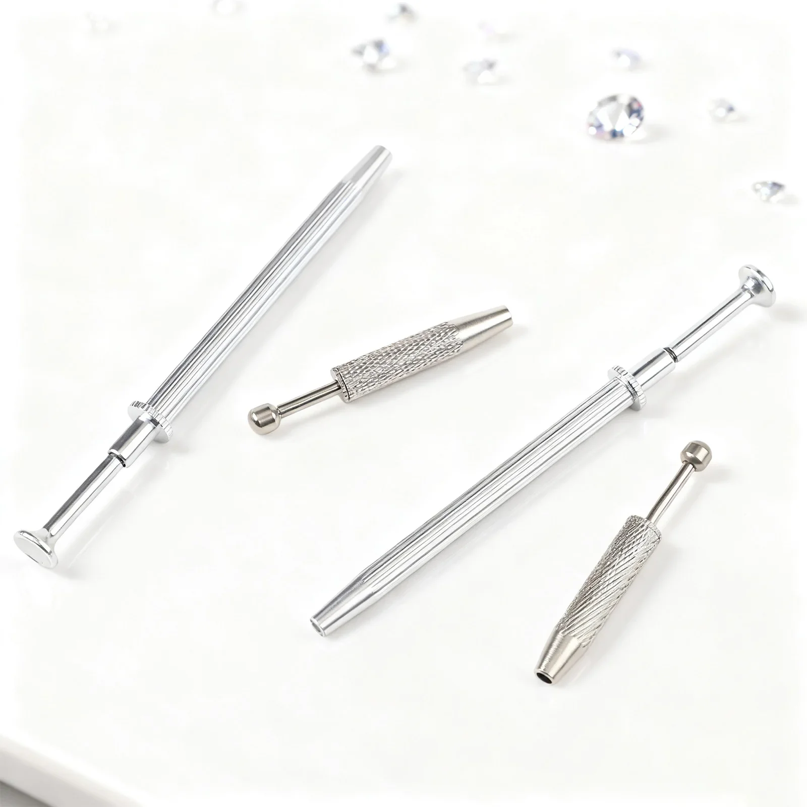 Beads Craft Tool 61mm Gems Holder Tool Anti-slip Handle Comfortable Grip Four Claws Design High Elasticity Claws
