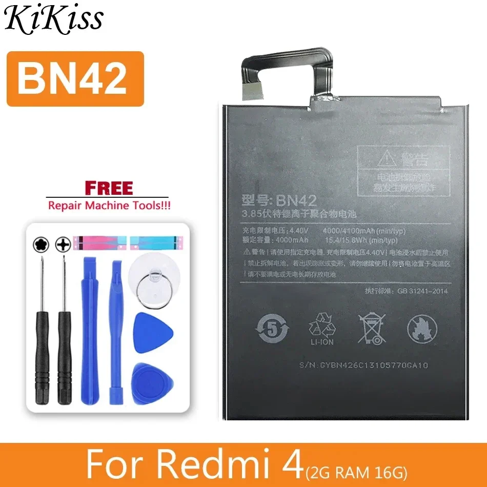 Battery For Xiaomi Redmi 3 3S 3X 4 4A 4X 5 5A 5 Plus Pro Prime BM47 BM4A BN30 BN34 BN35 BN40 BN42 BN44