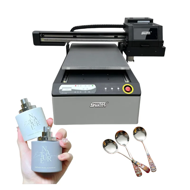 Low Cost Led UV Printer 60*90 UV Flatbed Printer Mugs Doormat Printer for Almost All Surface Printing 9060 UV Printer