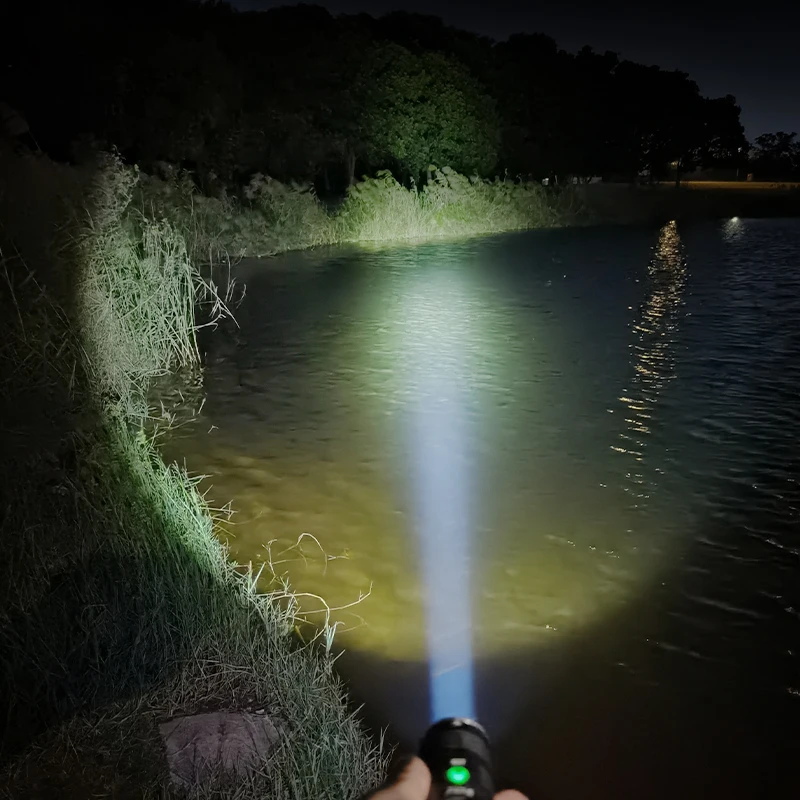 2000LM 627M Mini Size Powerful EDC 21700 Flashlight Long Distance LED Torch Outdoor Waterproof Sarchlight
