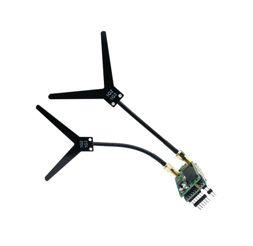 Upgraded 1.2 1.3GHz Diversity Receiver 4dbi Gain 9ch FPV Drone Accessories Compatible With Fatshark/skyzone/DJI V1 V2 Goggles ﻿
