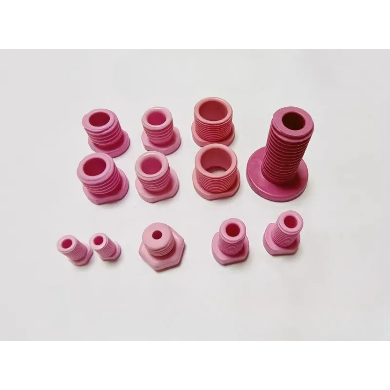 20PCS Standard Thread Porcelain Eye Alumina 95 Ceramic Thread Hollow Threading Porcelain Eye