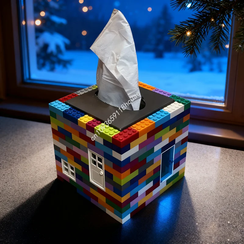 

452pcs MOC Tissue Box Classiced Model Building Blocks Construction DIY Creative Christmas Gift Idea Toy Brick Kids Birthday