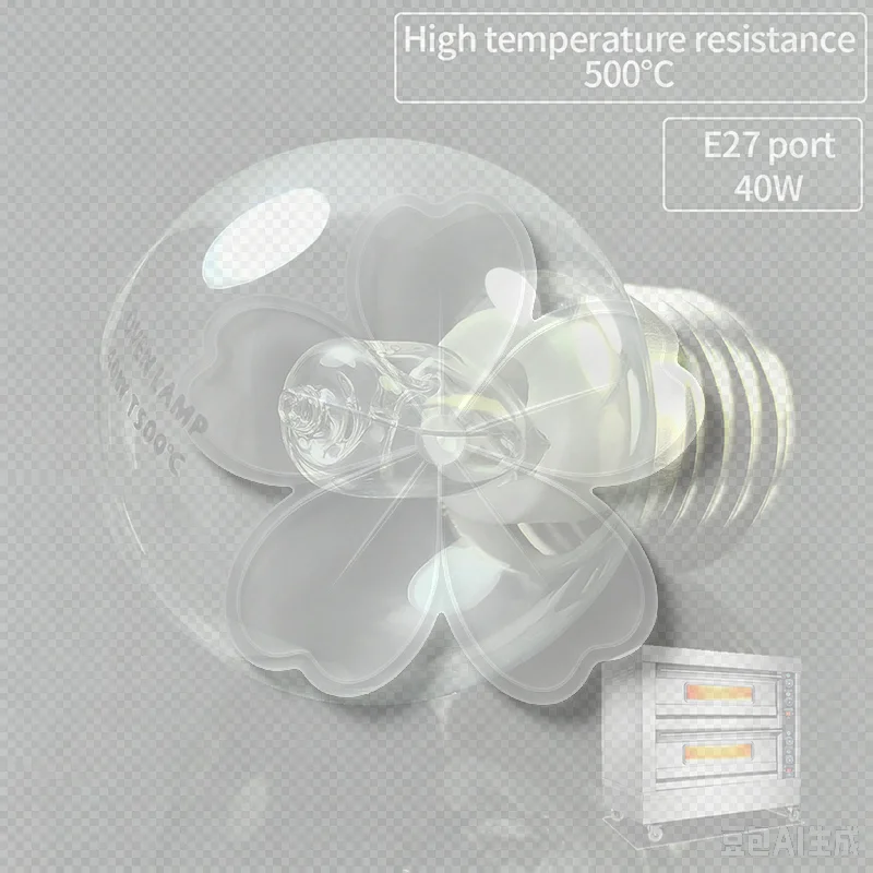 1Pc E27 40W Oven Lamp Light Microwave Oven Bulbs 220v High Temperature Resistant 500 Degree For Display Cabinet Light Bulb