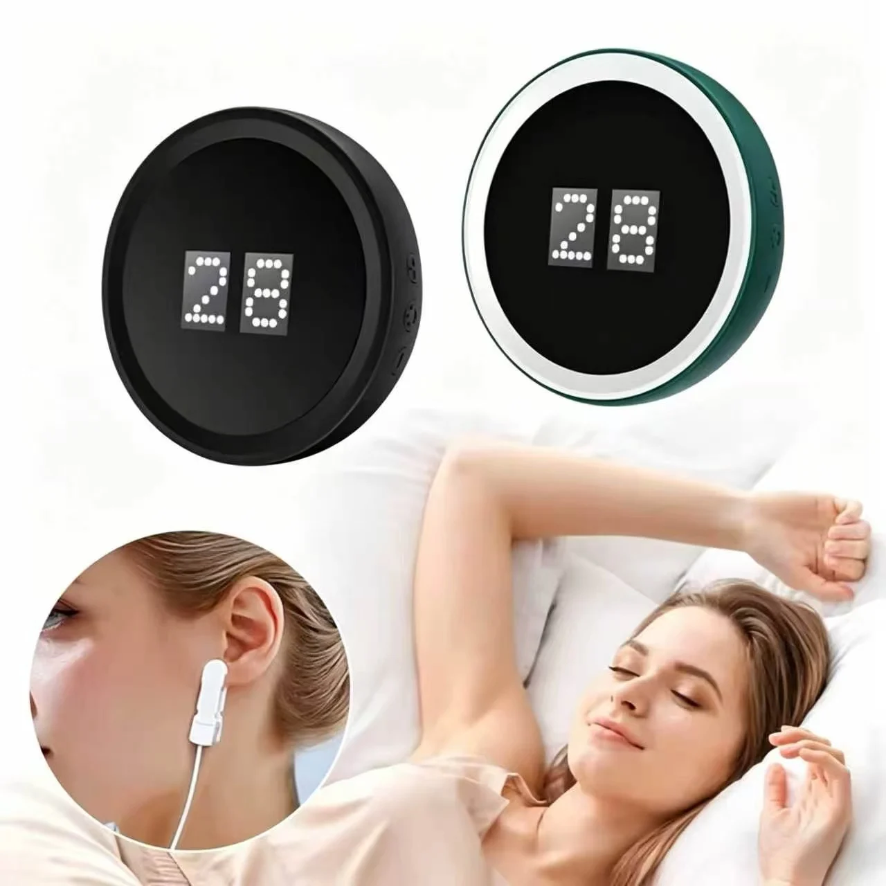 Alpha-Stim TENS Machine for Insomnia & Sleep Aid, Ear Clip Electrode for Anxiety Depression Relief, Home Physiotherapy