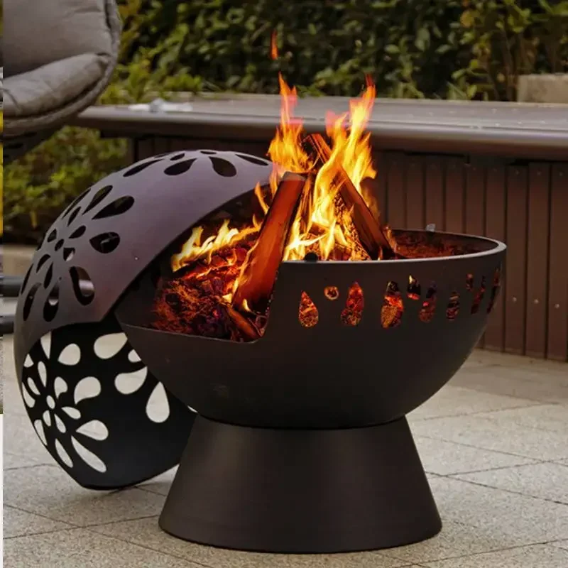 1pc Outdoor Craftsman patio heating stove household indoor firewood charcoal bonfire grill stove Winter patio garden grill fire