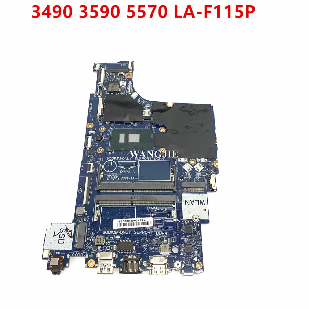 For Dell Inspiron 15 5570 17 5770 3490 3590 Laptop Motherboard CAL50/DAL10 LA-F115P CN-0P6JPD 0N7Y27 100% Fully Testrd