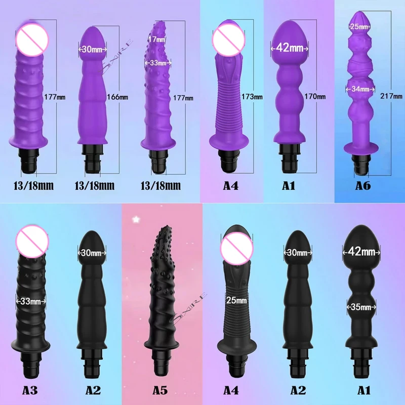 vibration dildo Heads of Massage Gun penis sex adult toys silicone head VIBRAT for Fascia gun percussion Vibrators for Female