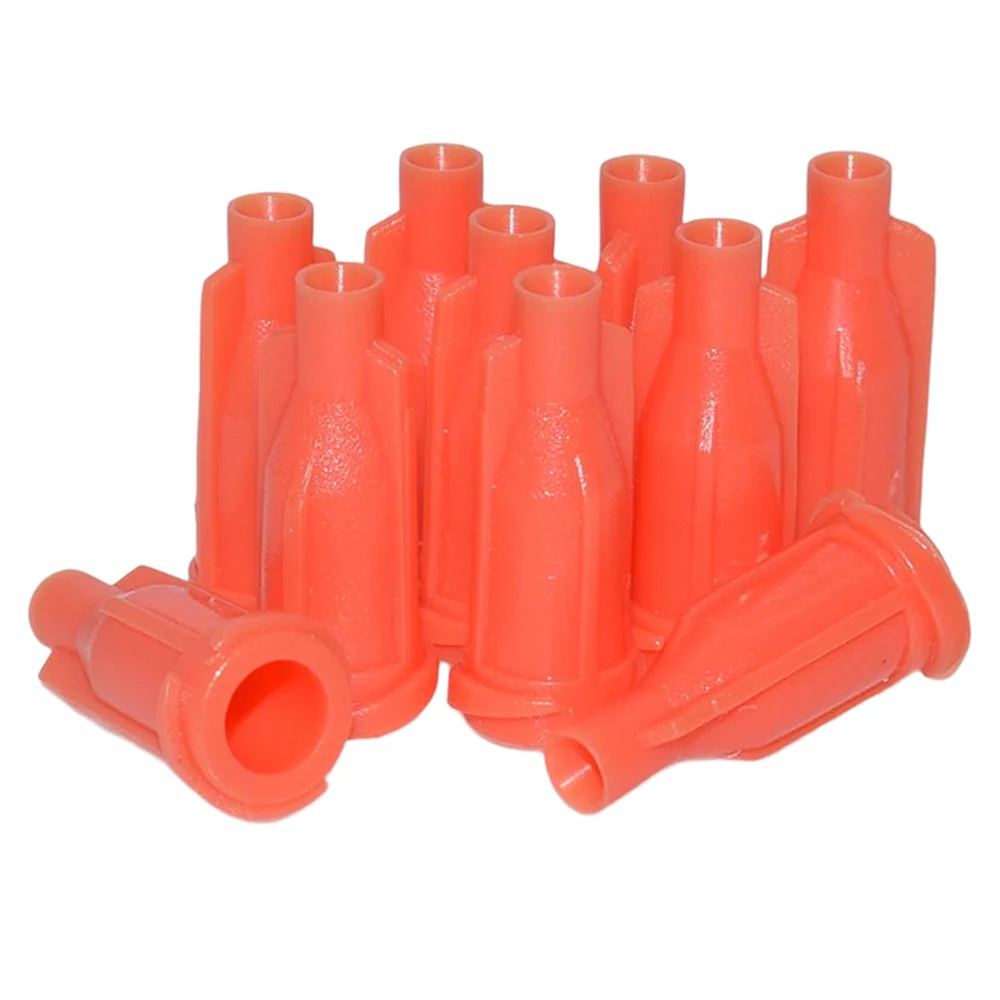 

10pcs Needle Sealing Plug Dispensing Glue Syringe Tips Sealing Caps for 10cc 30cc 55cc Glue Tube Dispensing Syringes Barrel