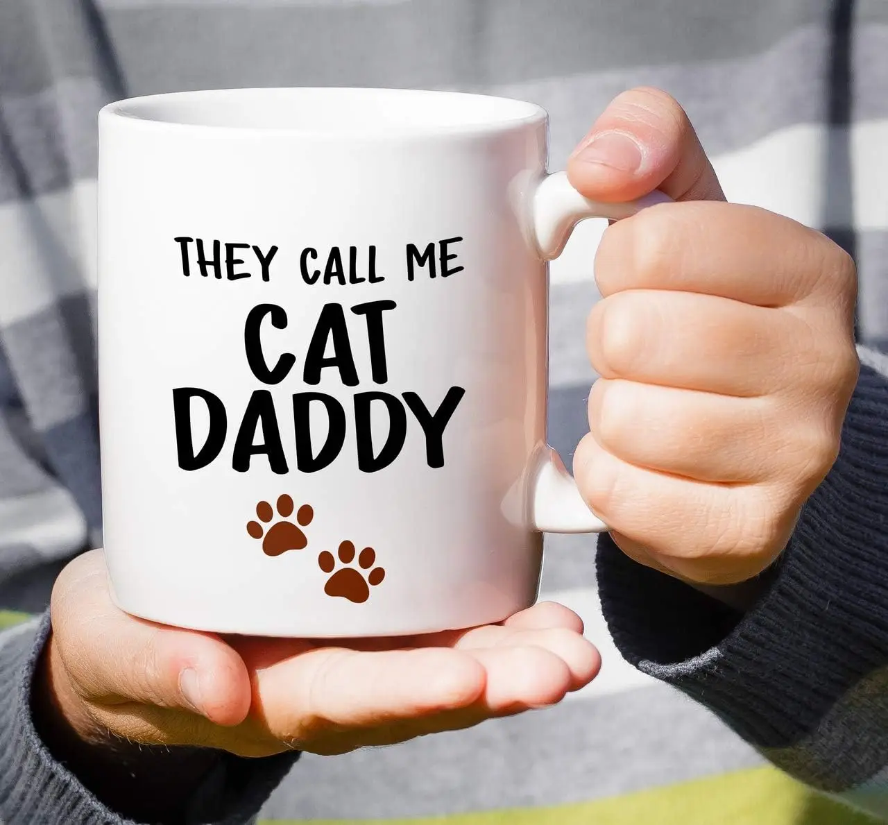 Funny Mug-They Call Me Cat Daddy Cats Lovers Ceramic Coffee Mugs Sarcastic Motivational Inspirational cup