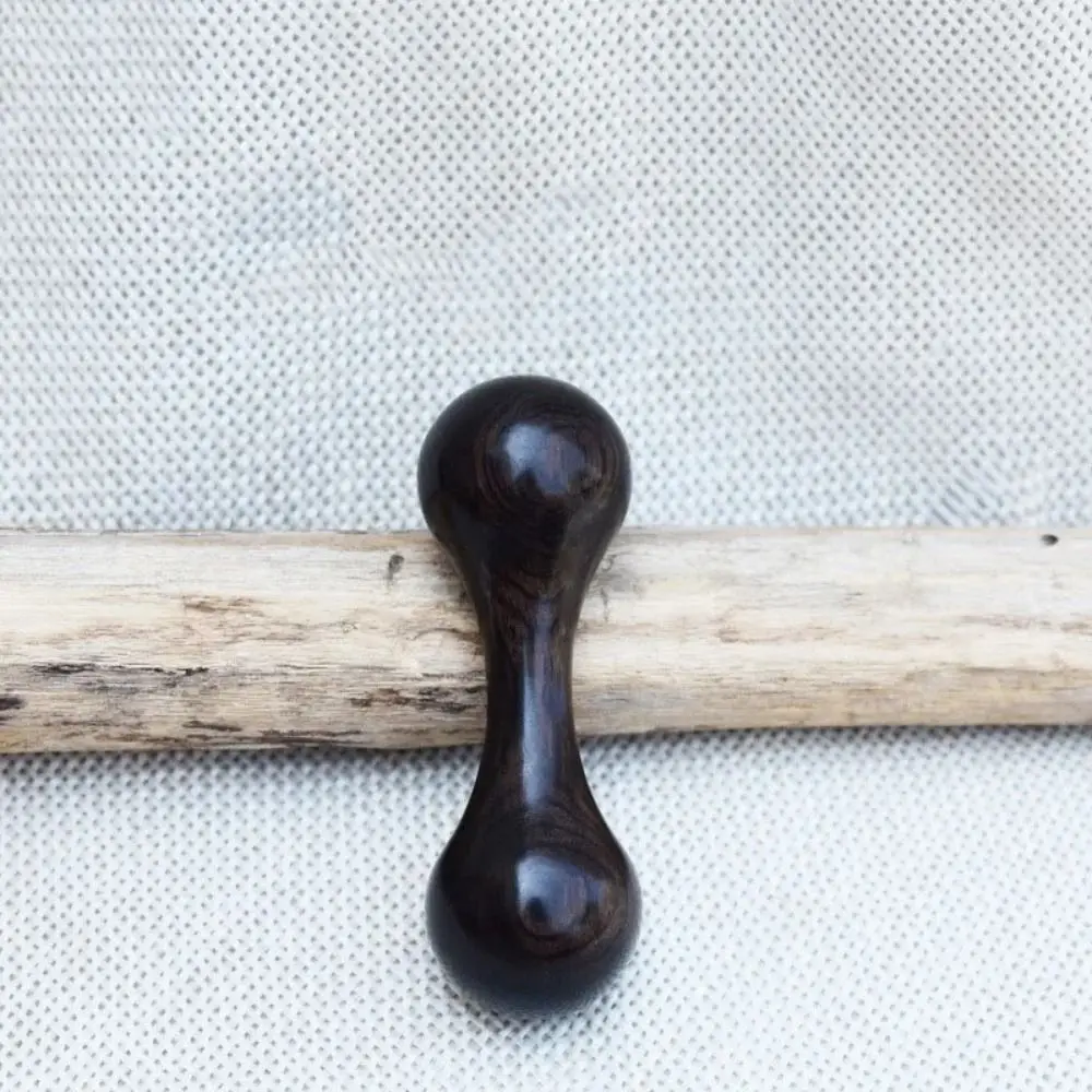 New Wooden Finger Bone Rotating Mini Hand Spinner Rosewood Ebony Dumbbell Decompression Gifts