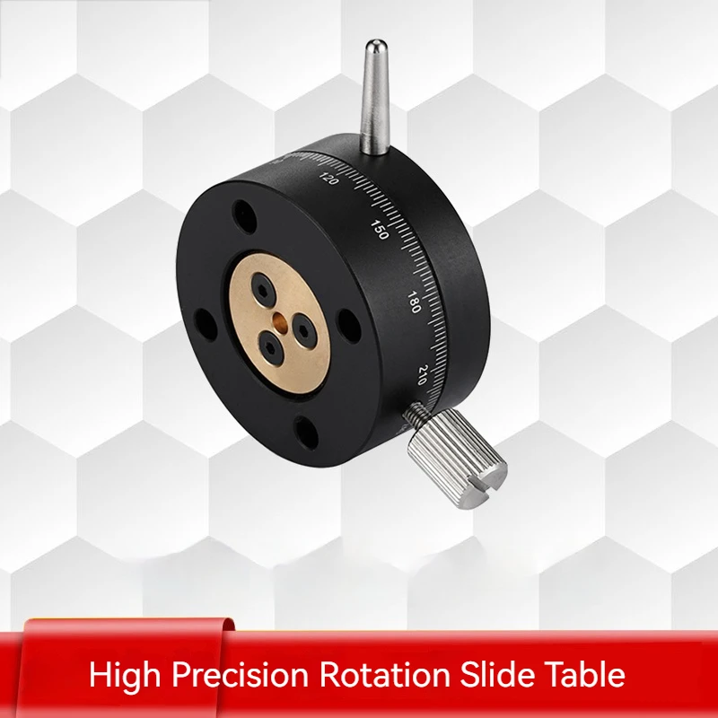 Rotary Micro-Adjustment Stage High-Precision Knob-Feed Positioning Platform for Optical Alignment Model REG25 40 60 R-Axis