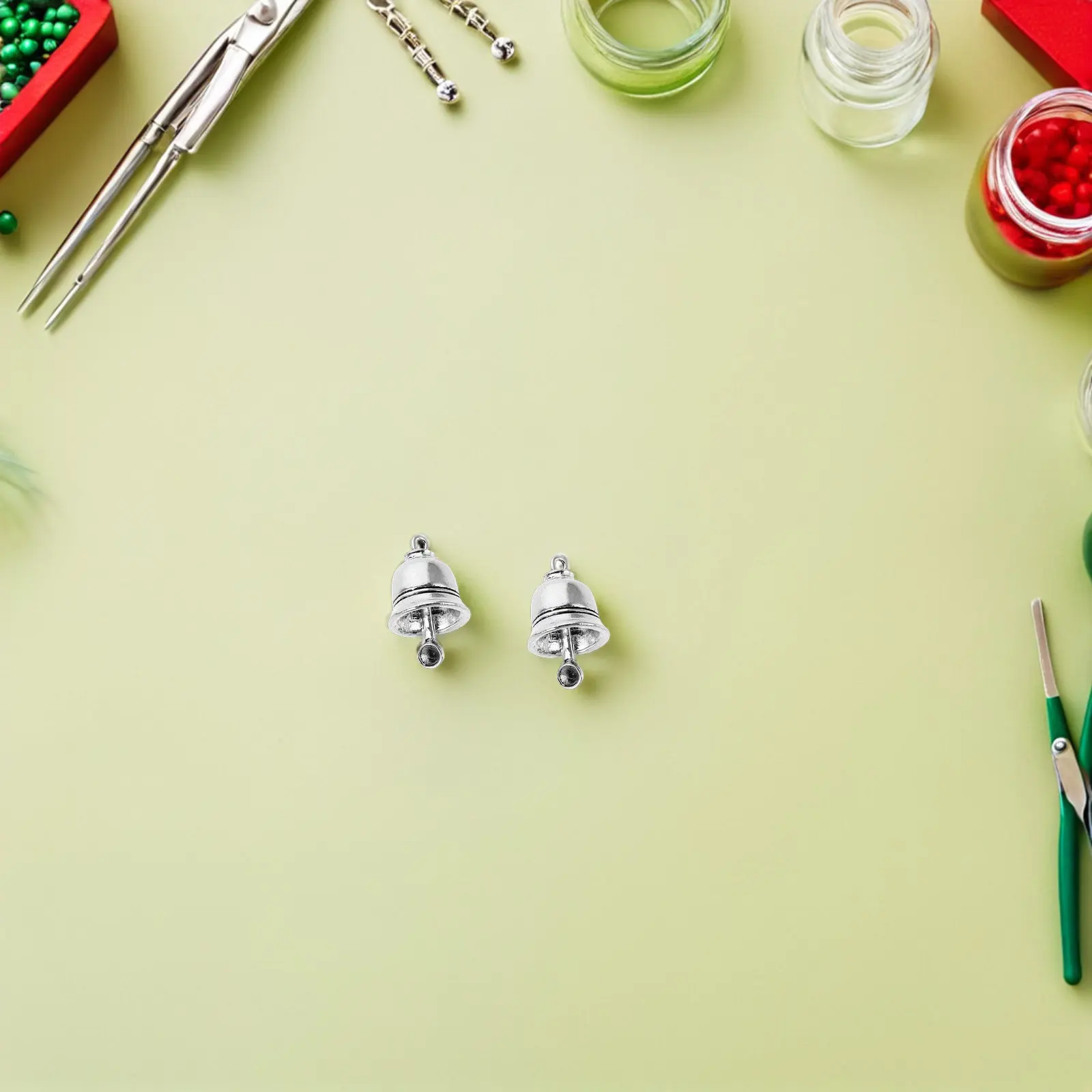 

25Pcs Vintage Bell Charms Alloy Jingle Bell Pendants for Jewelry Making DIY Craft Necklace Wind Chime Accessories Small Mini