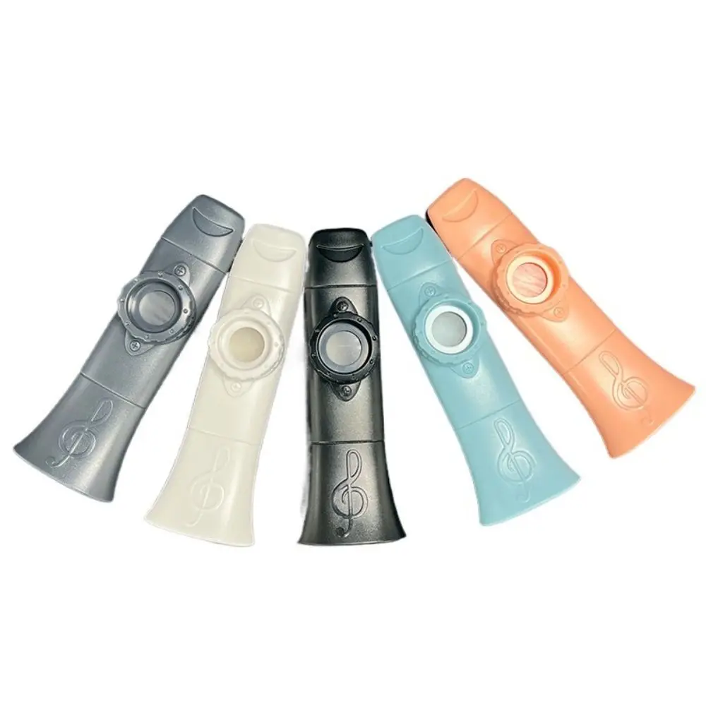 

Portable Easy To Learn Kazoo Flute British with Lanyard Musical Instruments Joyful Funny Musical Whistle Toy Gift