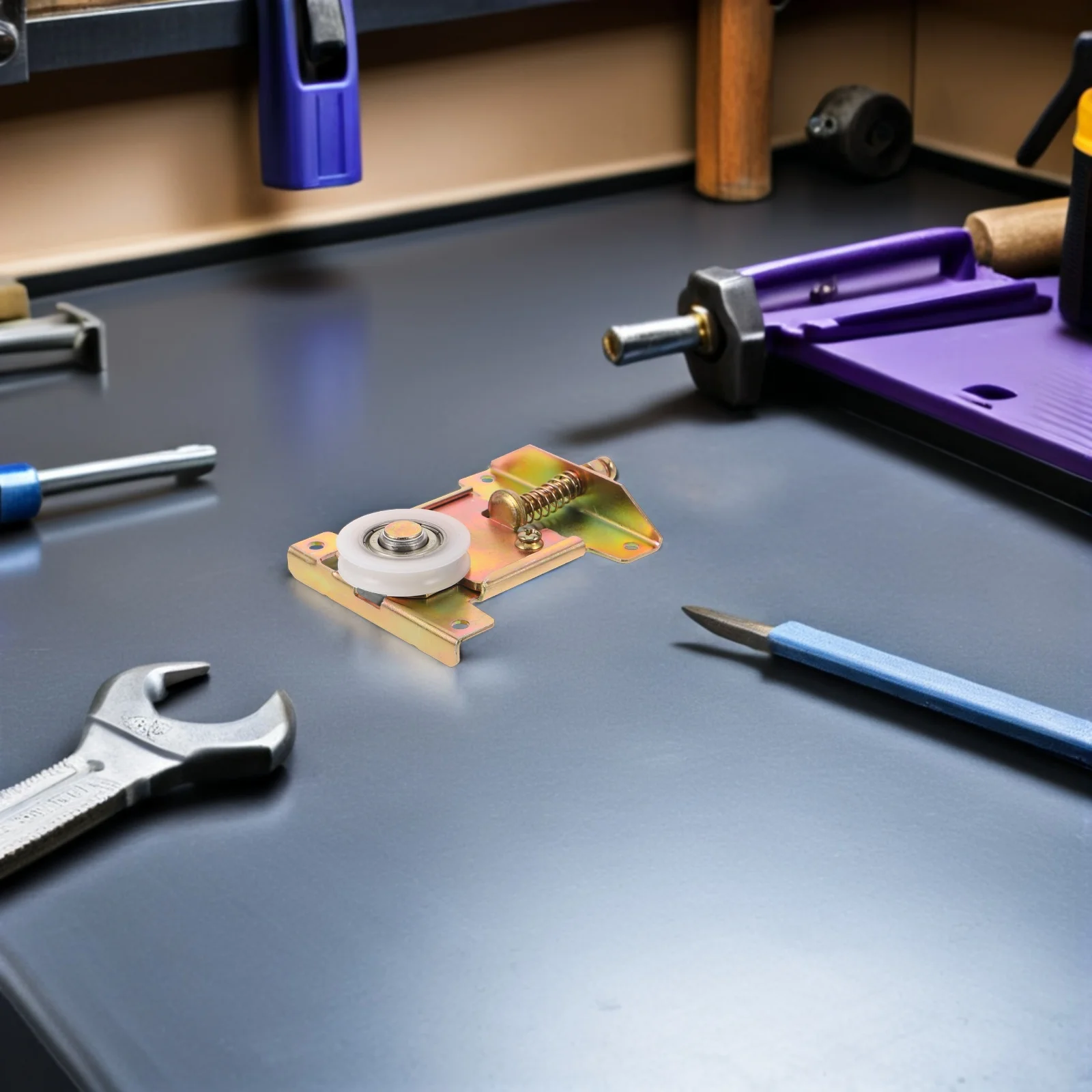 

Sliding Wardrobe Wheels High Load Capacity Closet Rollers Easy Install Drawer Slides for Home Office Furniture Fixtures