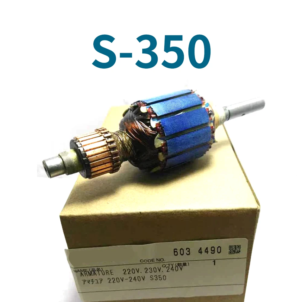 AC220–240V Rotor for Ryobi S-350 S350 S 350 Armature Stator Coil Motor Spare Parts Replacement