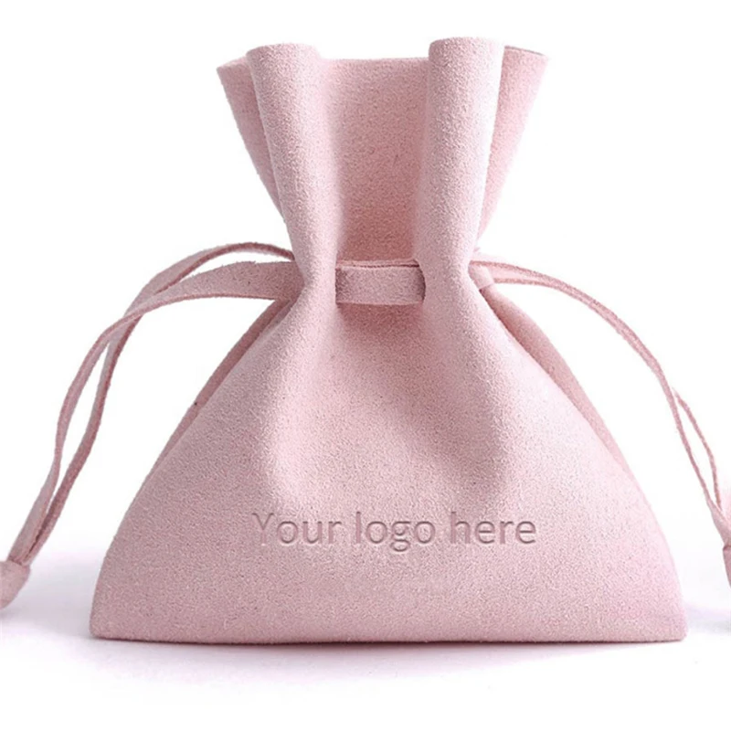 Custom Pouches Jewelry Drawstring Jewellery Pouch Jewelry Velvet Bag Packaging Drawstring Bags