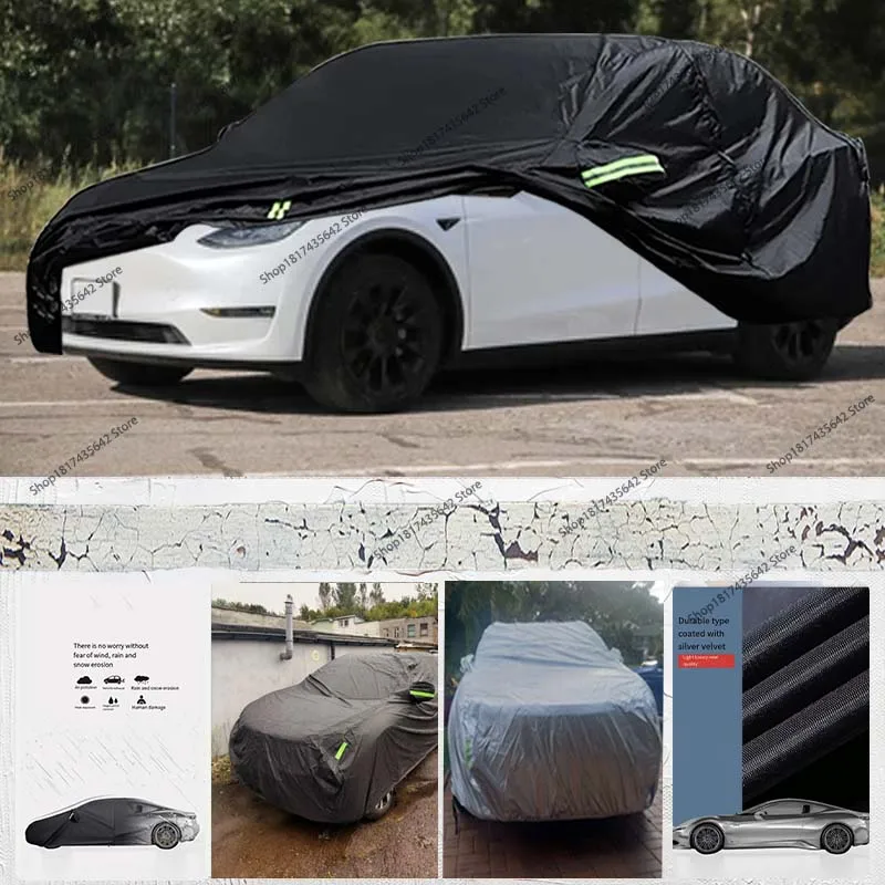 

Автомобильный чехол на заказ, подходит для Tesla Model 3/Y, водонепроницаемый, всепогодный, непромокаемый, ветрозащитный