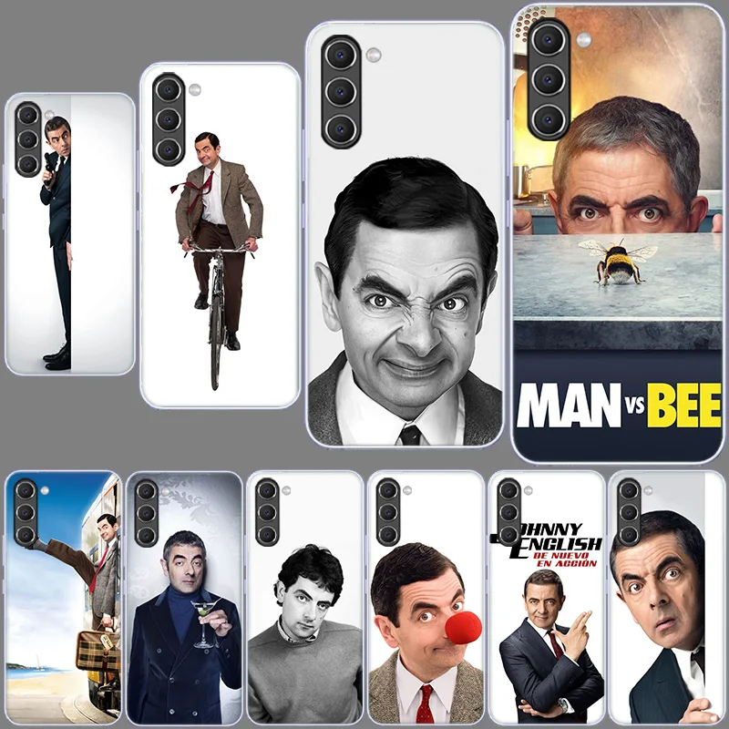 Divertida Funda para Teléfono Mr B-BeanS para Samsung A16 A26 A36 A56 A17 A37 A57 A07 A06 A02S A12 A22 A32 A52S A72 Galaxy A70 A50S A71 A51 A3