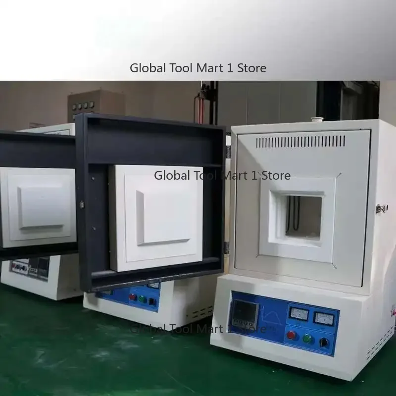 1700 Degree Box Type Resistance Furnace Ceramic Fiber Programmable Muffle Furnace High Temp Rapid Sintering