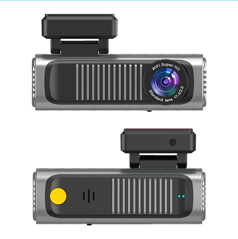 4G GPS driving recorder 2K + 1080P front and rear camera WiFi APP control 256GB car driving recorder, car hard disk recorder
