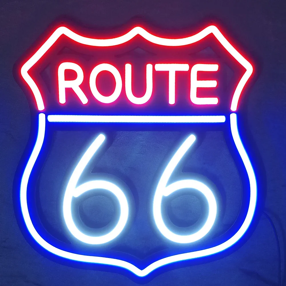 

Beer OPEN sign Route 66 Mother Road neon store nightclub beer bar commercial advertising decorative lights