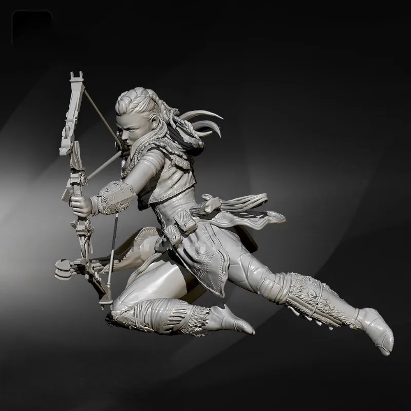 75mm 1/24 Scale Action RPG Model Kit Miniatures GK Horizon Zero Dawn Aloy Unassembled and Unpainted Resin DioramaToys