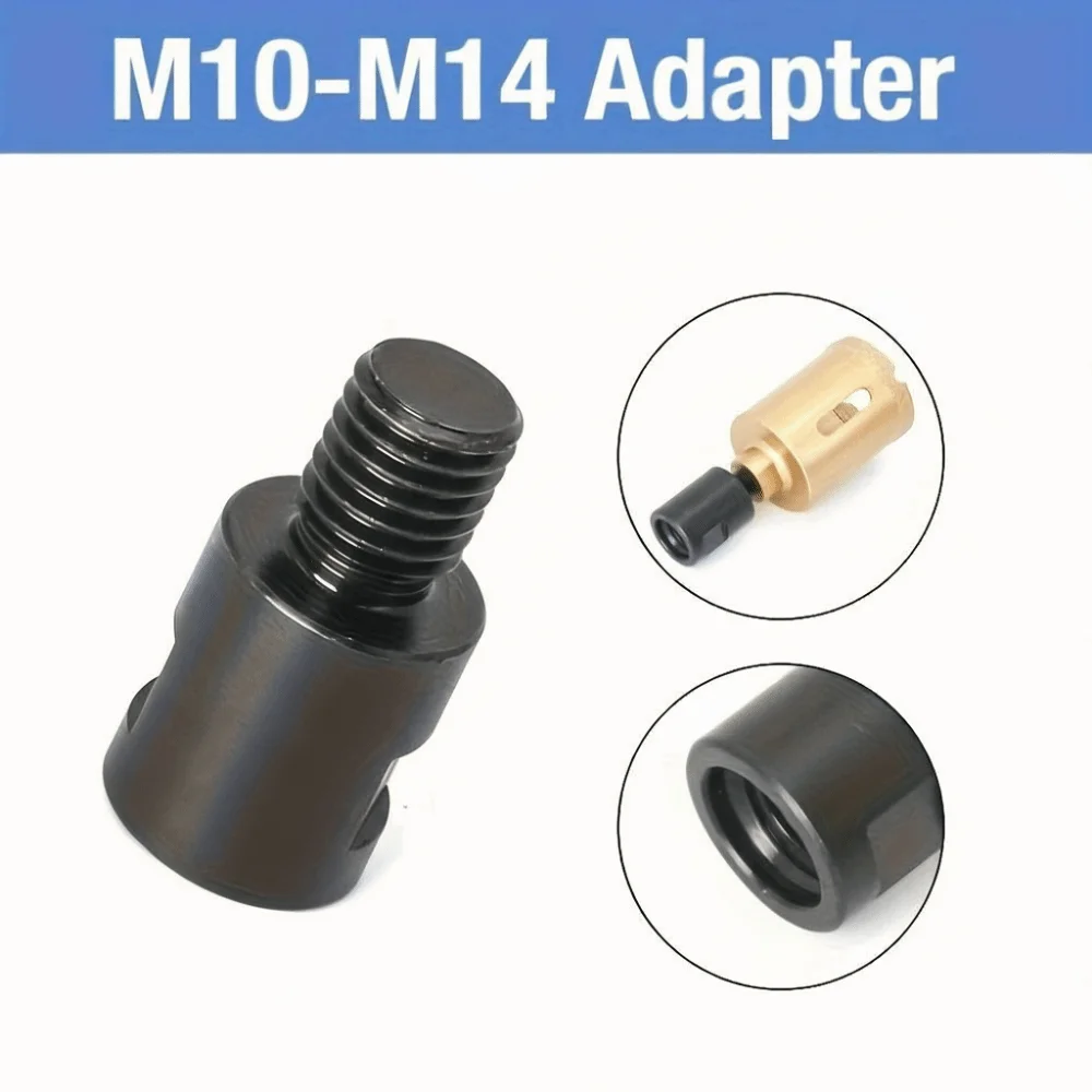 

Адаптер для угловой шлифовальной машины M 14 на M 10, резьба 5/8-11, универсальный переходник для шлифовальной машины, адаптивный вал, полированная поверхность