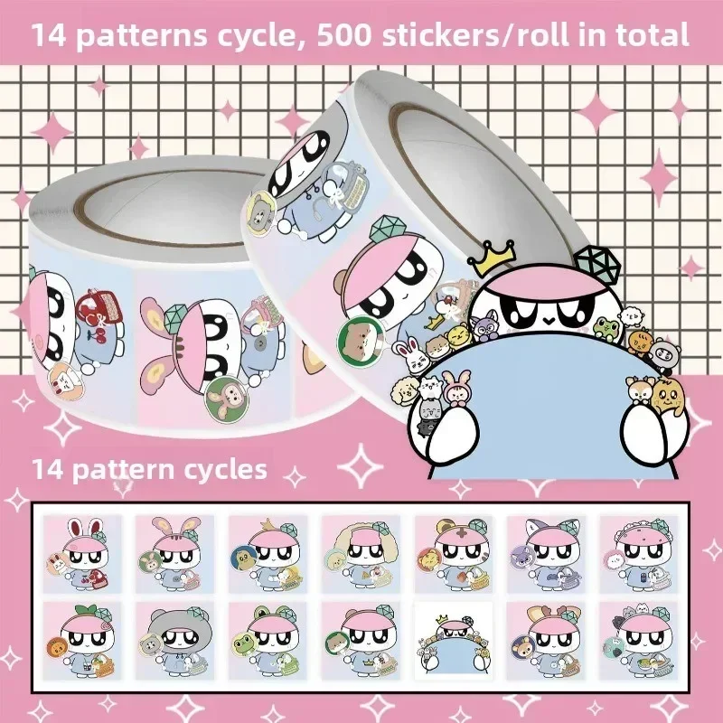 New SEVENTEENED Character Roll Stickers Peripheral Waterproof DIY Decals for Phone Case Laptop Water Bottle Scrapbook Decor