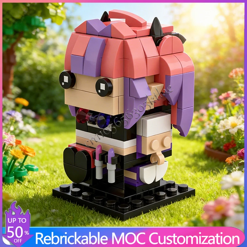 167 PCS Vivi Movie Characters Collect Series Vision Model DIY Creative Puzzle Assembly Birthday Cartoon Anim Figures Toys Gift