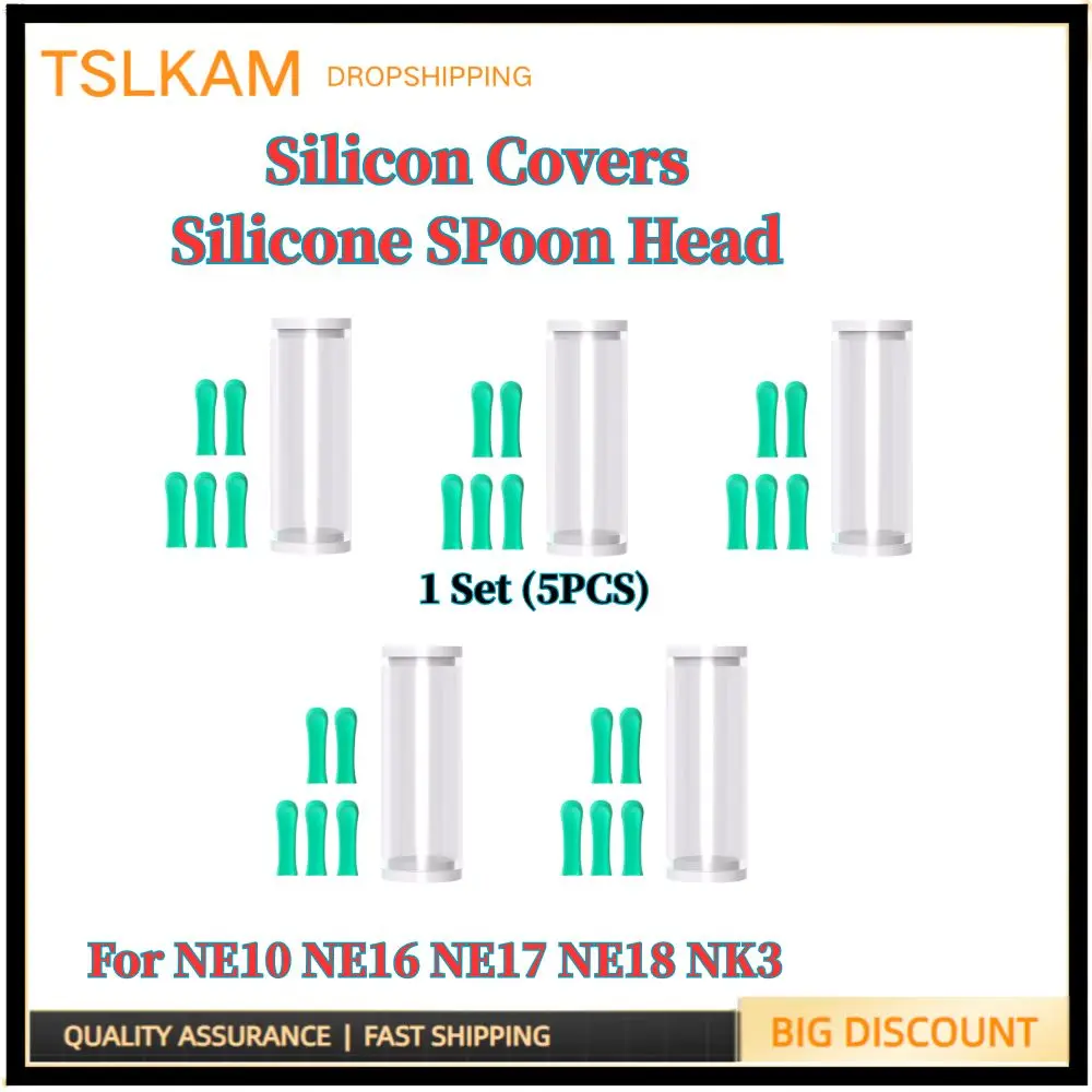 Original Replacement Tips for NE10 NE16 NE17 NE18 NK3 Visual Ear Stick Silicone Head Cover Nonslip Protector Ear Spoon Only
