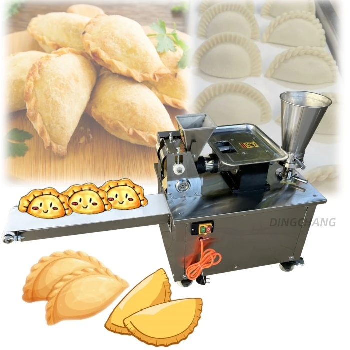 

Maker Machine Automatic Pastelito Meat Pie Dumpling Machine Ravioli Samosa