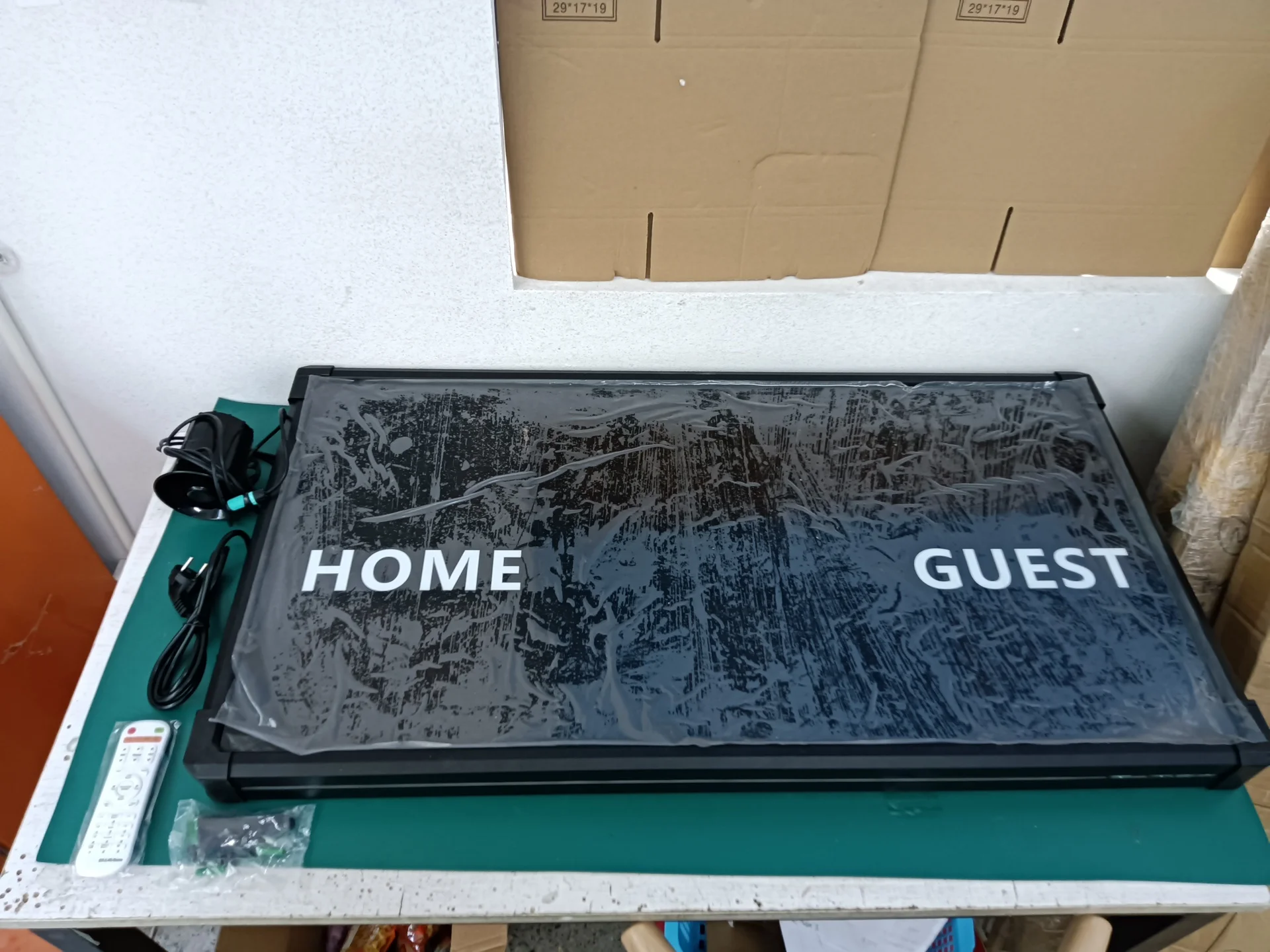 Large 1 Meter Customized Digital Football Scoreboard Electronic LED Scoring Display Board For Soccer Court With Loud Speaker