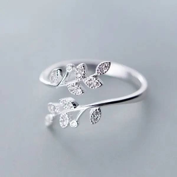 Women's Korean Style Adjustable Angel Wings Ring